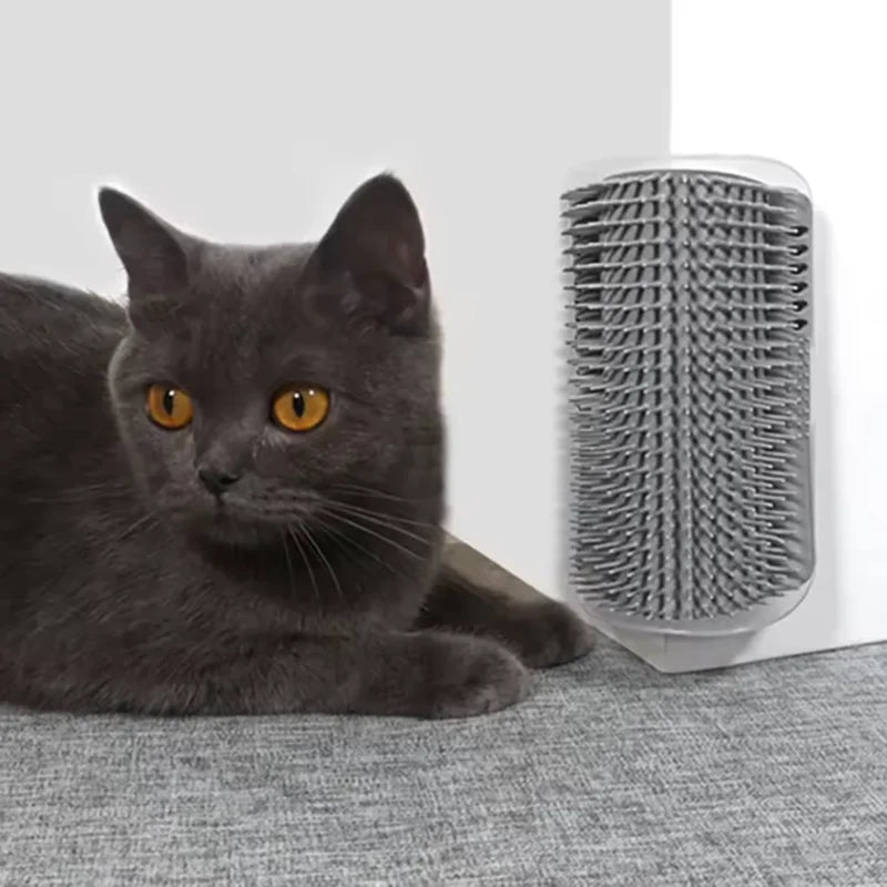Masajeador De Esquina Para Gato Rascador Para Rascar Gatos Cepillo Para Gatos Peine Cepillo Para Esquina De Masaje Pet Supplies